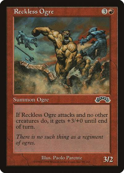 Reckless Ogre EXO-98 Exodus Magic card