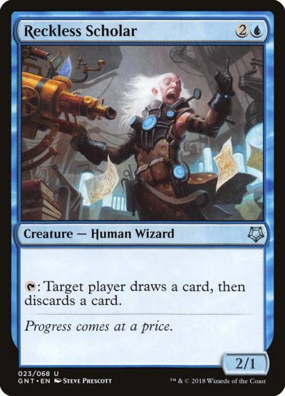 Reckless Scholar GNT-23 Game Night Magic card