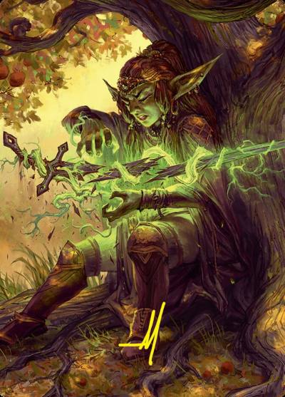 Reclamation Sage // Reclamation Sage AFDN-45 Foundations Art Series Magic card