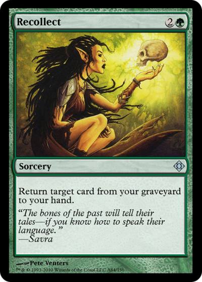 Recollect TD0-A84 Magic Online Theme Decks Magic card