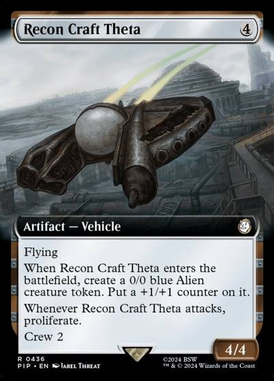 Recon Craft Theta PIP-436 Fallout Magic card