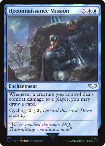 Reconnaissance Mission 40K-193STAR Warhammer 40,000 Commander Magic card