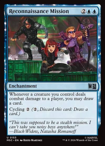 Reconnaissance Mission MSC-153 Marvel Super Heroes Commander Magic card