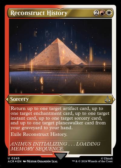 Reconstruct History ACR-245 Assassin's Creed Magic card