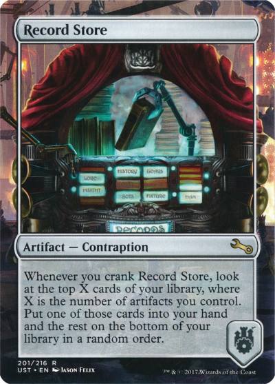 Record Store UST-201 Unstable Magic card