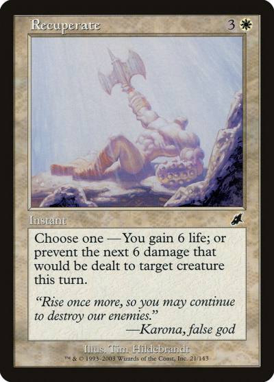 Recuperate SCG-21 Scourge Magic card