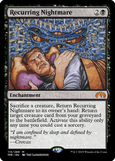 Recurring Nightmare TPR-113 Tempest Remastered Magic card