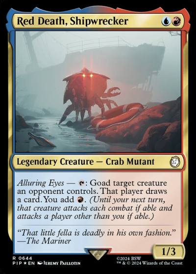 Red Death, Shipwrecker PIP-644 Fallout Magic card