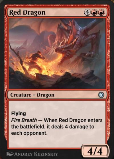 Red Dragon HBG-188 Alchemy Horizons: Baldur's Gate Magic card