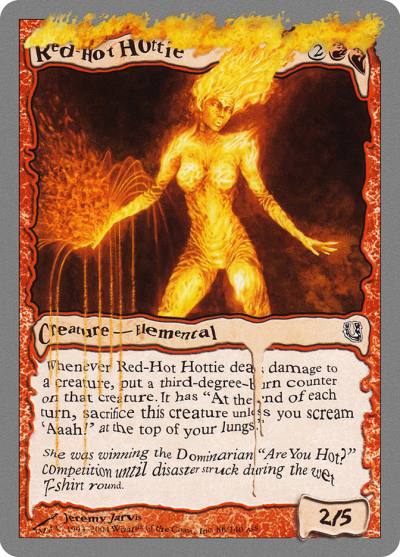 Red-Hot Hottie UNH-86 Unhinged Magic card