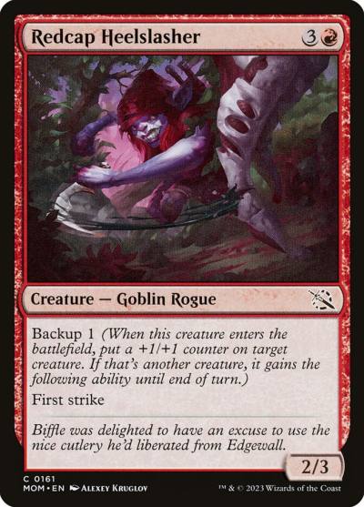 Redcap Heelslasher MOM-161 March of the Machine Magic card