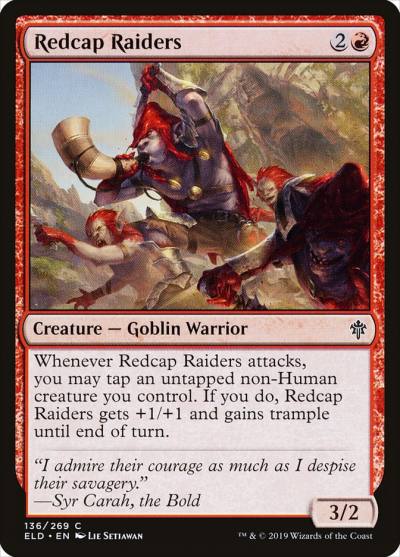 Redcap Raiders ELD-136 Throne of Eldraine Magic card
