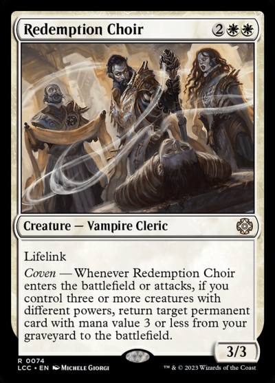 Redemption Choir LCC-74 The Lost Caverns of Ixalan Commander Magic card