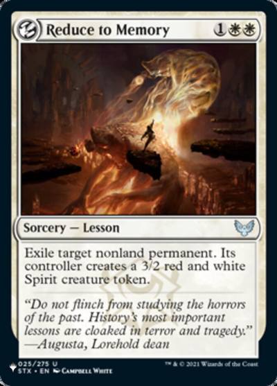 Reduce to Memory PLST-STX-25 The List Magic card