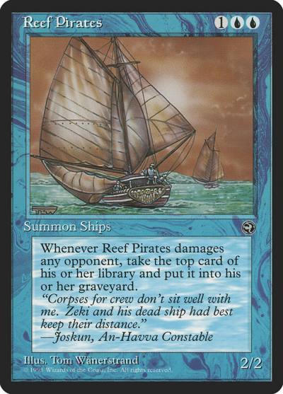 Reef Pirates HML-36A Homelands Magic card