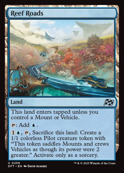 Reef Roads DFT-259 Aetherdrift Magic card