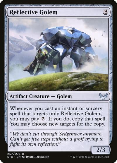 Reflective Golem 257 Strixhaven: School of Mages Magic card