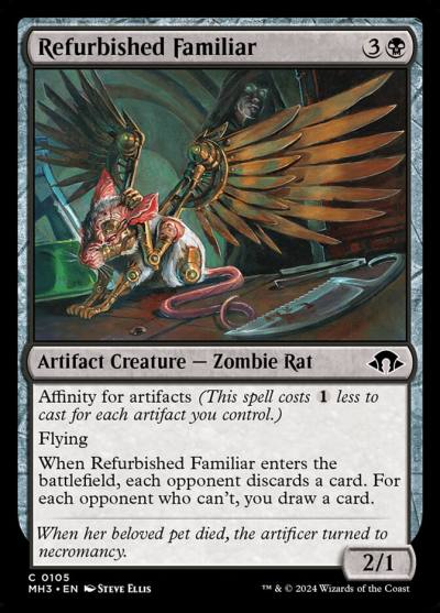 Refurbished Familiar MH3-105 Modern Horizons 3 Magic card