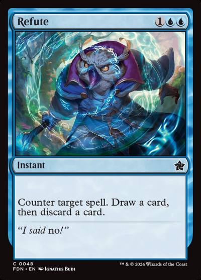 Refute FDN-48 Foundations Magic card