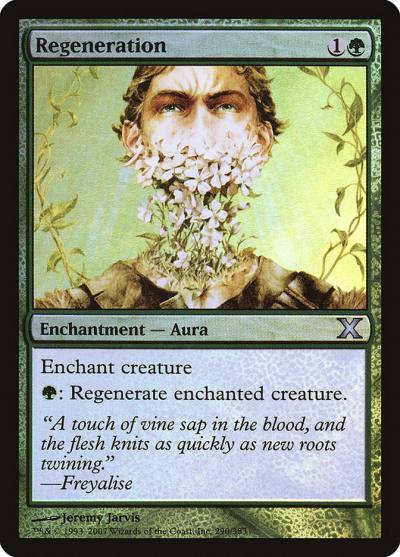 Regeneration 10E-290STAR Tenth Edition Magic card