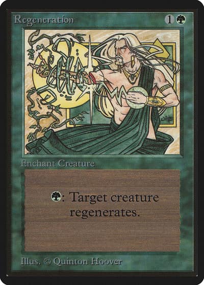 Regeneration LEB-214 Limited Edition Beta Magic card