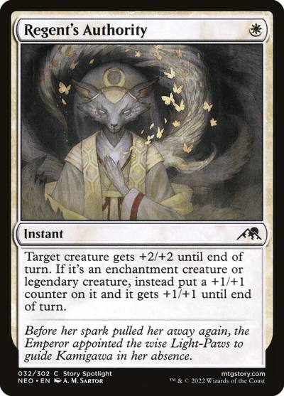Regent's Authority NEO-32 Kamigawa: Neon Dynasty Magic card