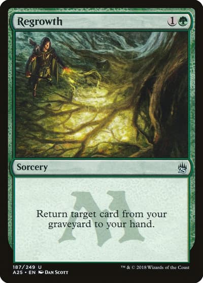 Regrowth A25-187 Masters 25 Magic card