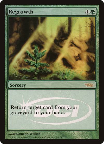 Regrowth G05-2 Judge Gift Cards 2005 Magic card