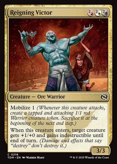 Reigning Victor 216 Tarkir: Dragonstorm Magic card