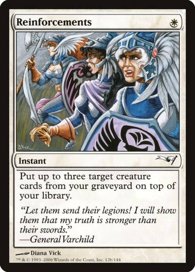 Reinforcements CST-12B Coldsnap Theme Decks Magic card