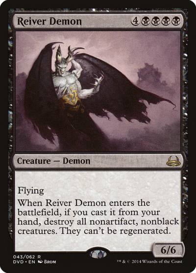 Reiver Demon DVD-43 Duel Decks Anthology: Divine vs. Demonic Magic card