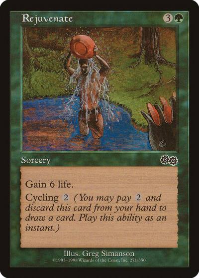 Rejuvenate USG-271 Urza's Saga Magic card