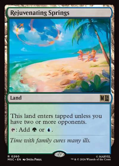 Rejuvenating Springs MSC-260 Marvel Super Heroes Commander Magic card