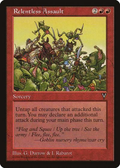 Relentless Assault VIS-91 Visions Magic card