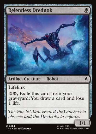 Relentless Drednok TRK-124 Star Trek Magic card