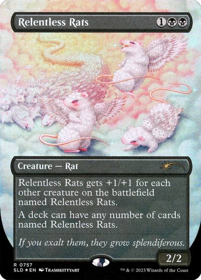 Relentless Rats SLD-757 Secret Lair Drop Magic card