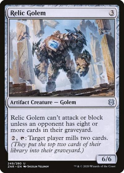 Relic Golem 249 Zendikar Rising Magic card