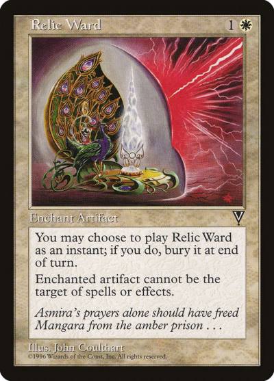 Relic Ward VIS-16 Visions Magic card