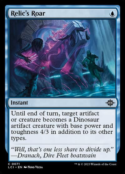 Relic's Roar LCI-71 The Lost Caverns of Ixalan Magic card