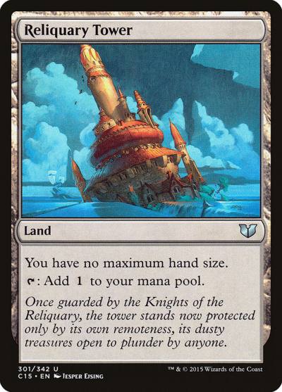 Reliquary Tower C15-301 Commander 2015 Magic card