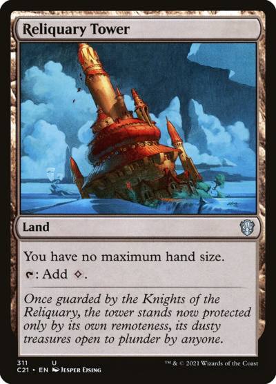 Reliquary Tower C21-311 Commander 2021 Magic card