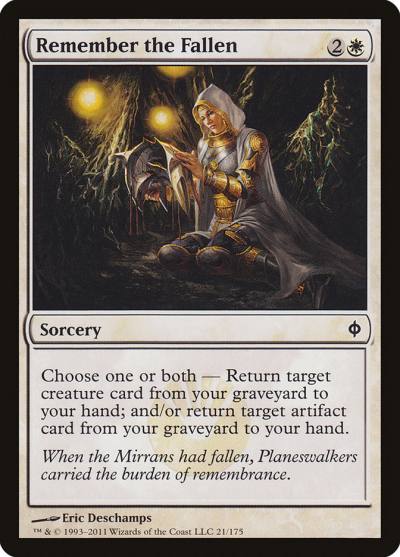 Remember the Fallen NPH-21 New Phyrexia Magic card