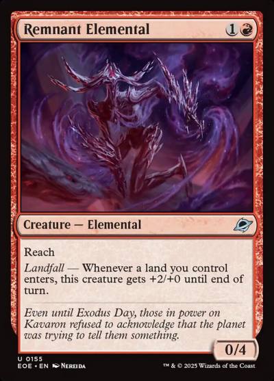 Remnant Elemental EOE-155 Edge of Eternities Magic card