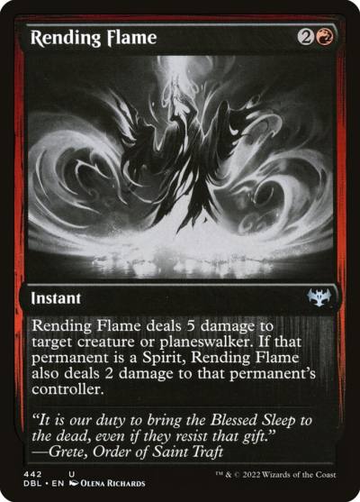 Rending Flame DBL-442 Innistrad: Double Feature Magic card