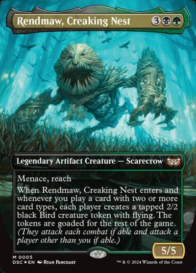 Rendmaw, Creaking Nest 5 Duskmourn: House of Horror Commander Magic card