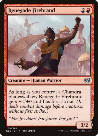 Renegade Firebrand 268 Kaladesh Magic card