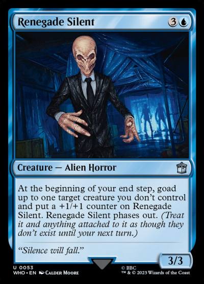 Renegade Silent WHO-53 Doctor Who Magic card