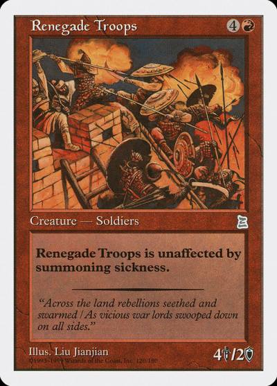 Renegade Troops PTK-120 Portal Three Kingdoms Magic card