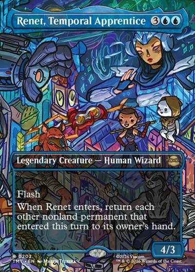 Renet, Temporal Apprentice TMT-202 Teenage Mutant Ninja Turtles Magic card