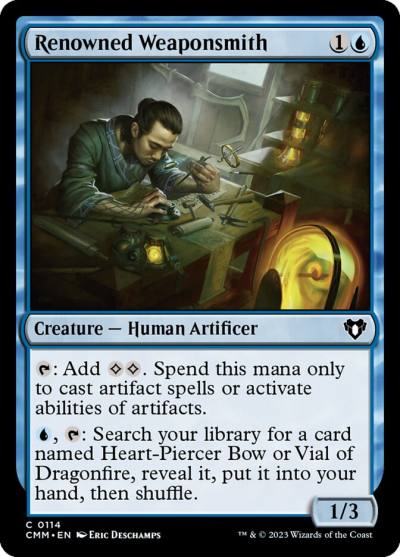 Renowned Weaponsmith CMM-114 Commander Masters Magic card